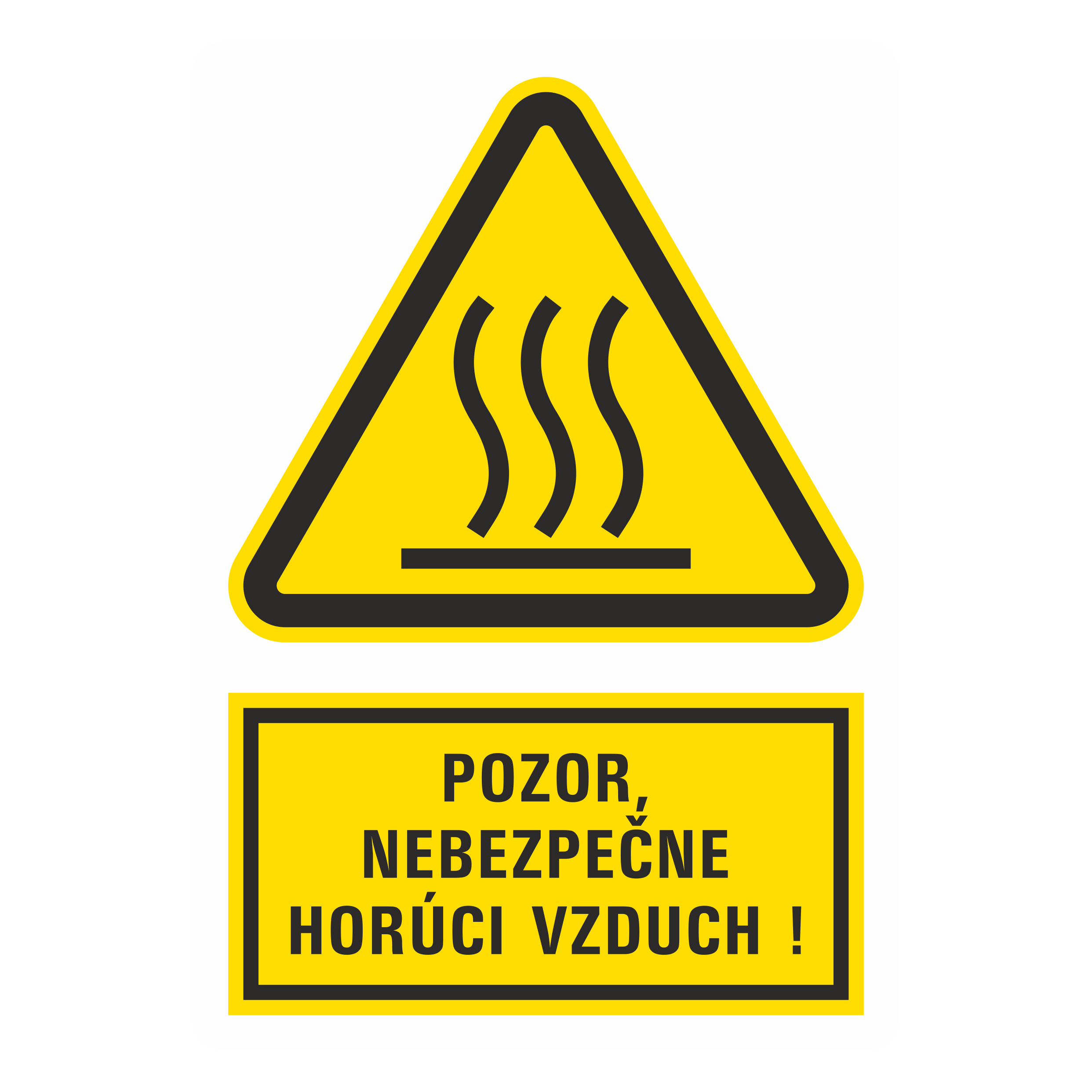 Pozor, nebezpečne horúci vzduch!