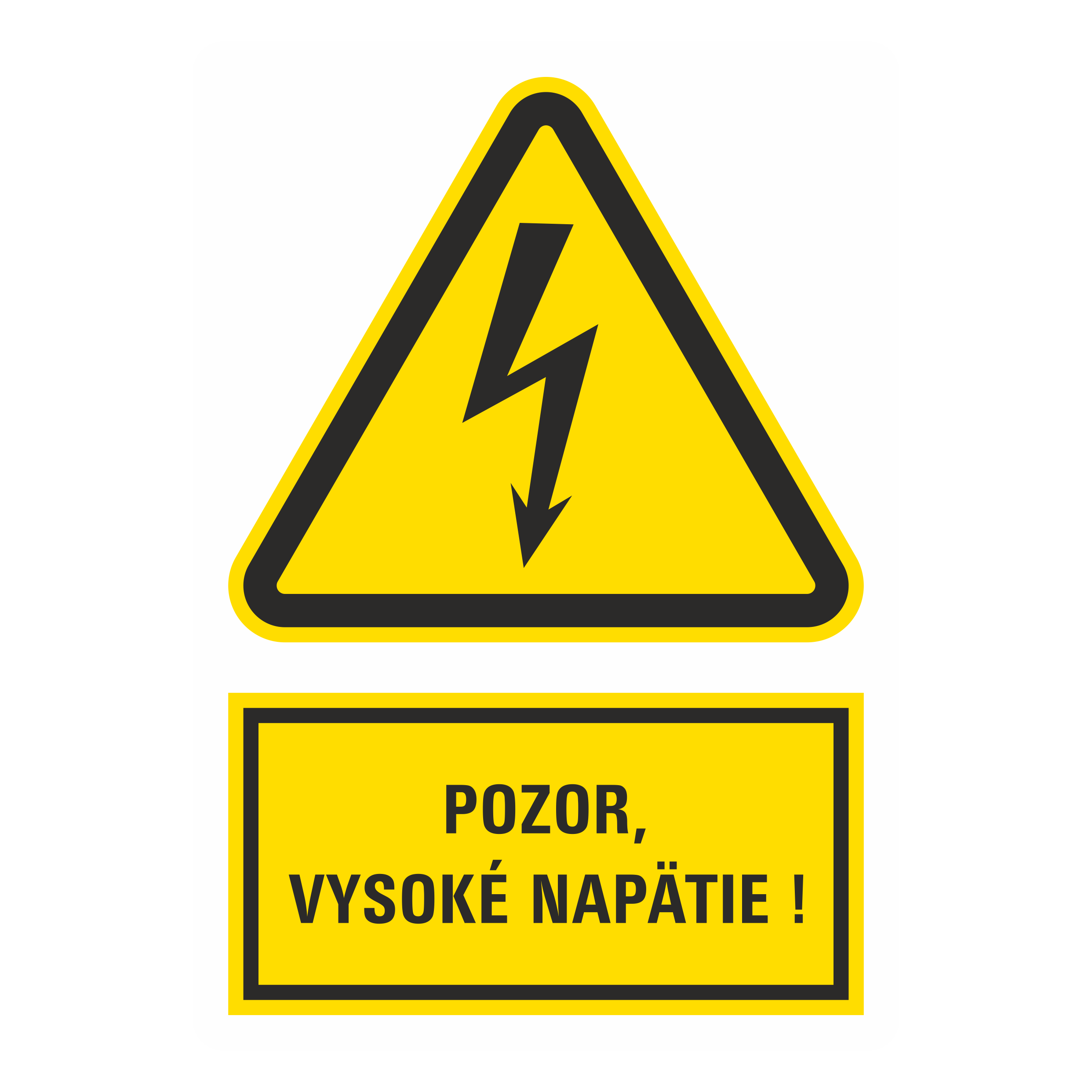 Pozor, vysoké napätie!